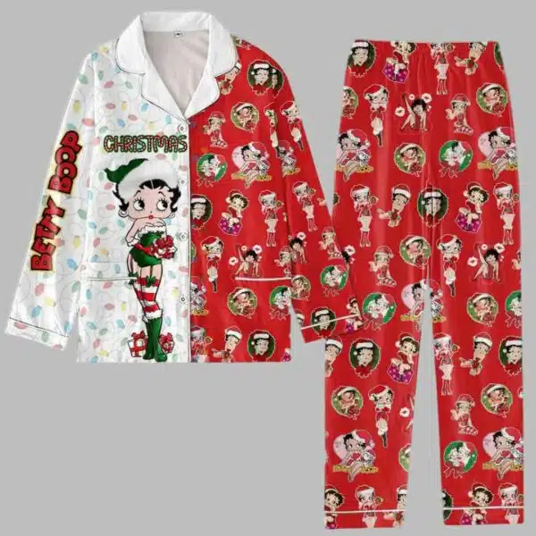 Betty Boop Christmas Family Pajamas Set 1