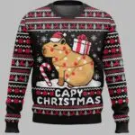 Capybara Ugly Christmas Sweater