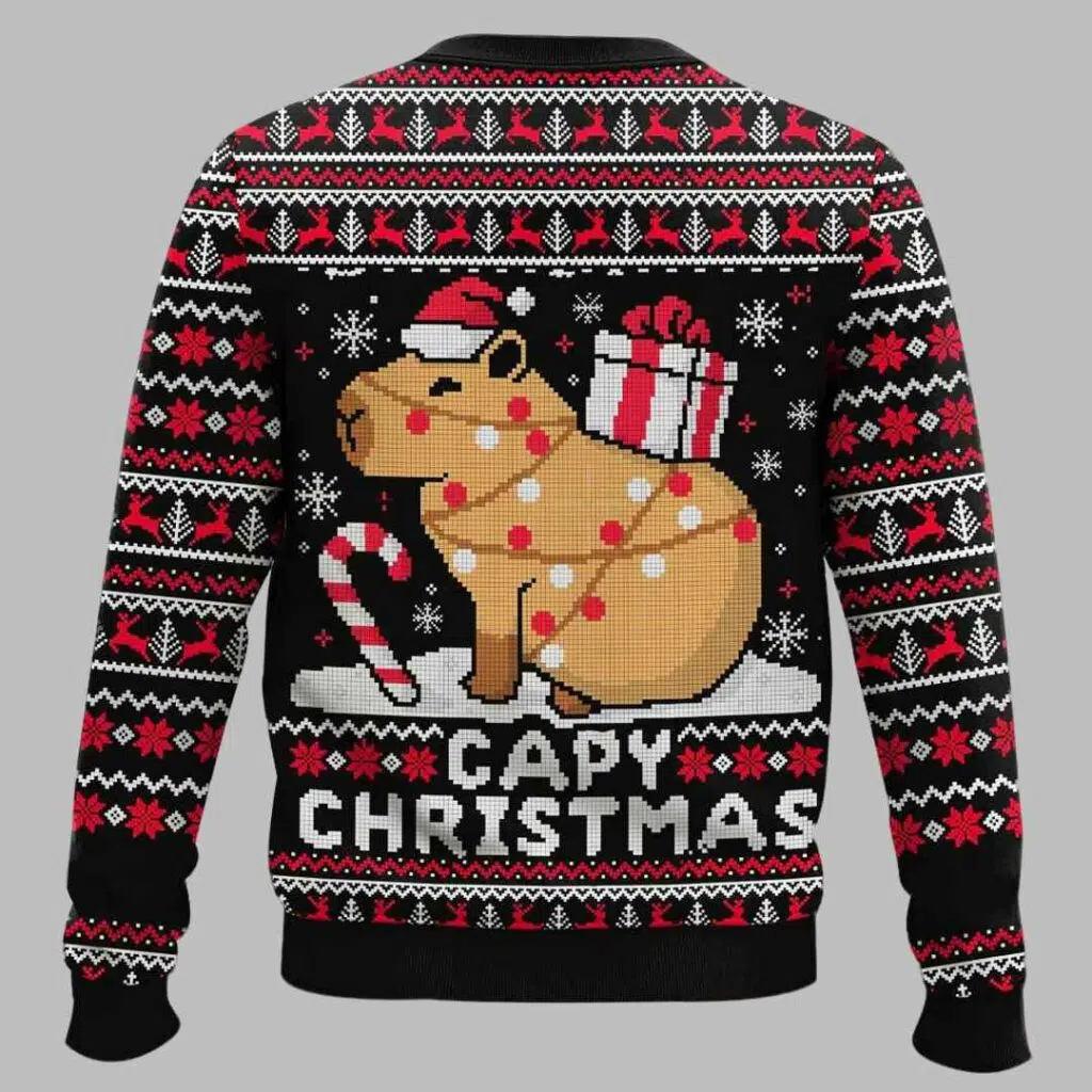 Capybara Ugly Christmas Sweater 2