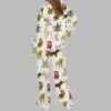 Christmas French Bulldog Satin Pajama Set 3