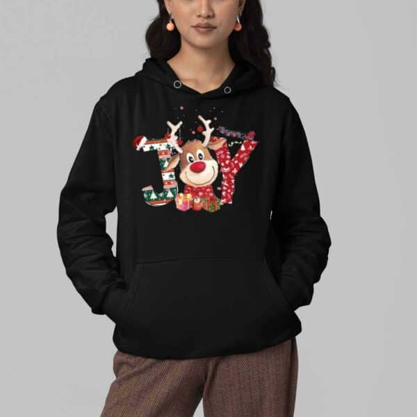 Christmas Joy Cute Deer Print Shirt 4