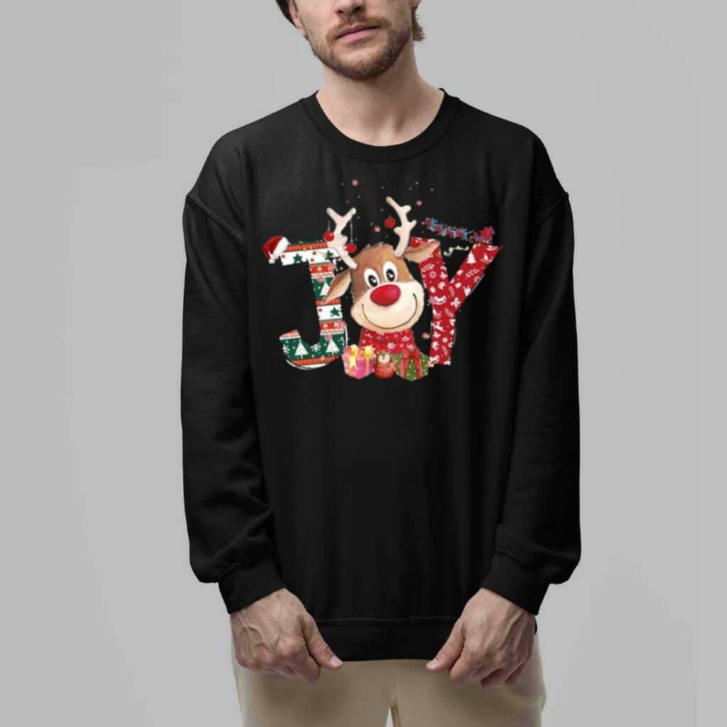 Christmas Joy Cute Deer Print Shirt 6