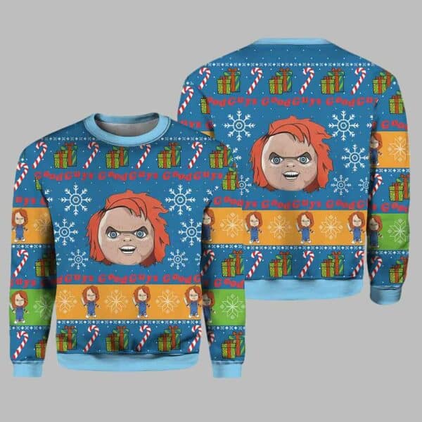 Chucky Good Guys Ugly Christmas Sweater 1