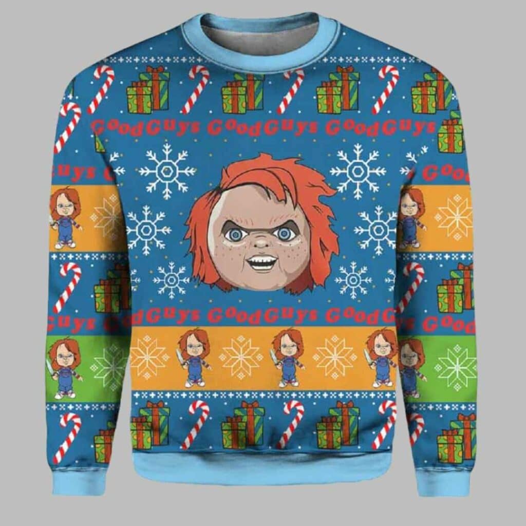 Chucky Good Guys Ugly Christmas Sweater 3