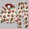 Coquette Grinchmas Christmas Button Down Pajamas 3