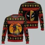Deadpool And Wolverine Ugly Sweater Christmas