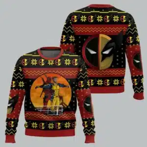 Marvel deadpool christmas sweater best sale