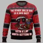 Deadpool Jolly Red Guy Ugly Christmas Sweater