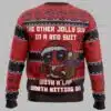 Deadpool Jolly Red Guy Ugly Christmas Sweater 2