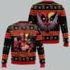 Deadpool and Wolverine Let's Take A Selfie Ugly Sweater Christmas 1