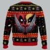 Deadpool and Wolverine Let's Take A Selfie Ugly Sweater Christmas 2