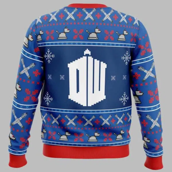 Doctor Who Tardis Ugly Christmas Sweater 2