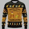 Drinking Fireball Solves Most Of My Problems Casting Fireball Solves The Rest Ugly Christmas Sweater 1