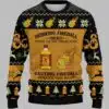 Drinking Fireball Solves Most Of My Problems Casting Fireball Solves The Rest Ugly Christmas Sweater 1