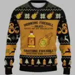 Drinking Fireball Solves Most Of My Problems Casting Fireball Solves The Rest Ugly Christmas Sweater