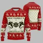 Dungeons Dragons Have Yourself A Merry Little Crit Mas Ugly Christmas Sweater