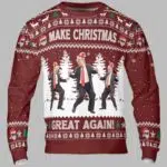 Funny Trump Dancing Make Christmas Great Again Ugly Christmas Sweater