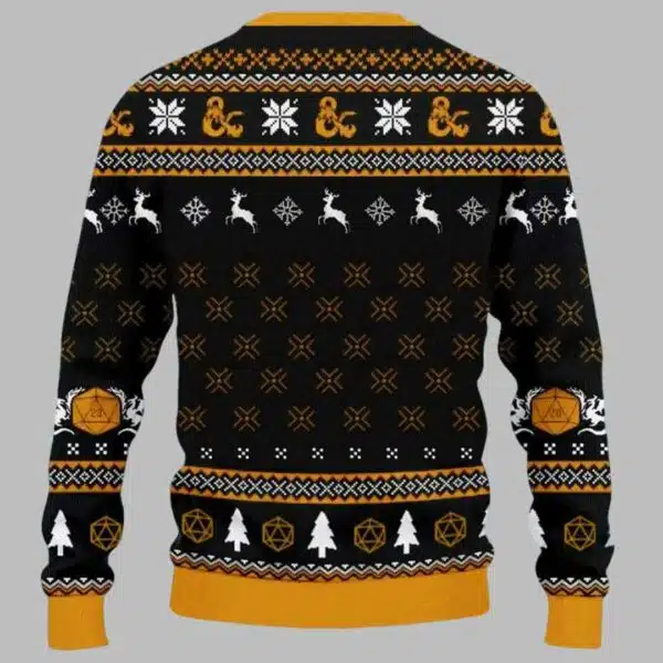 Game Master DnD Dungeons Ugly Christmas Sweater 2