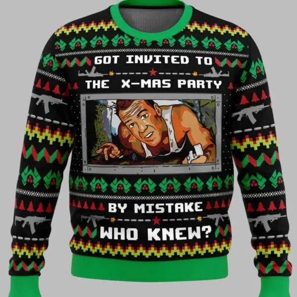 Got Invited To The X Mas Party By Mistake Who Knew Ugly Christmas Sweater 1