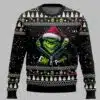 Grinch Ew People Ugly Christmas Sweater 2