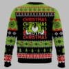 Grinch Is It Too Late To Be Good Ugly Christmas Sweater 2