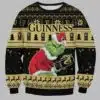 Guinness Grinch Ugly Christmas Sweater 1