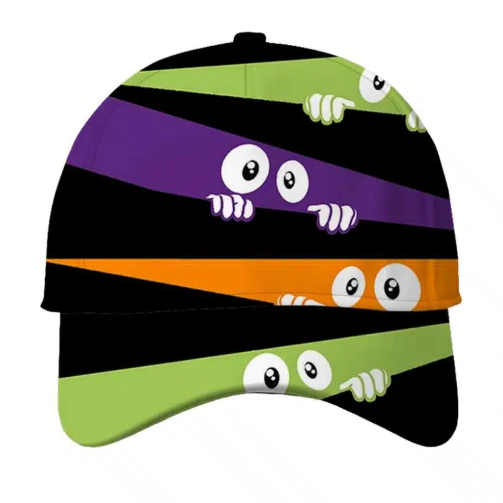 Halloween Peeps Monster Print Baseball Cap 2