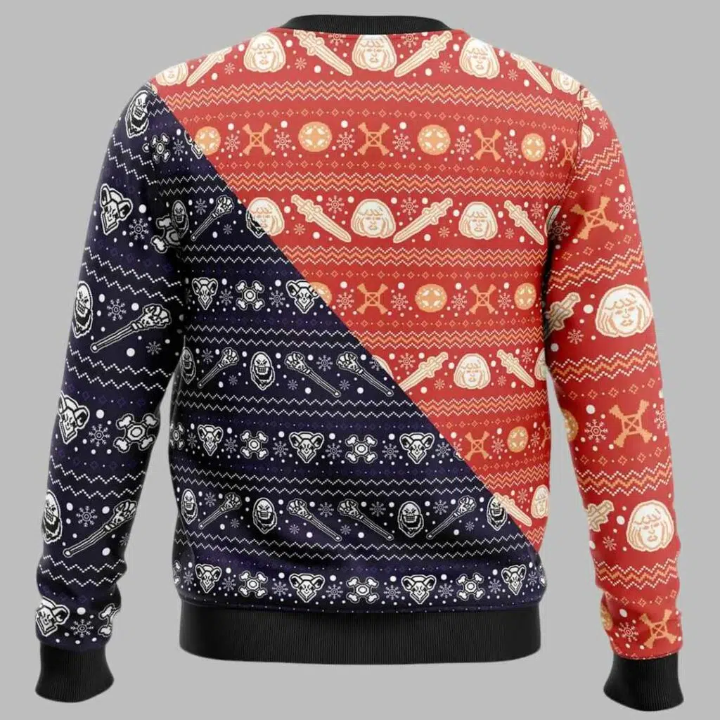 He man vs Skeletor Ugly Christmas Sweater 2