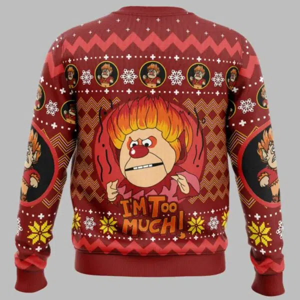 Heat Miser The Year Without a Santa Claus Ugly Christmas Sweater 2