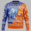 Heat and Snow Miser The Year Without a Santa Claus Ugly Christmas Sweater 1