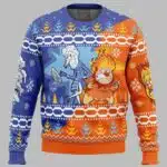 Heat and Snow Miser The Year Without a Santa Claus Ugly Christmas Sweater