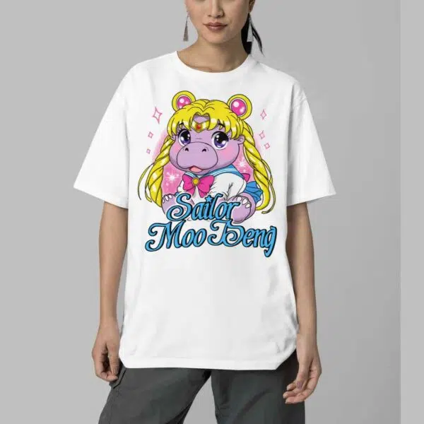 Hippos Sailor Moo Deng Shirt 5