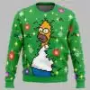 Homer Bush Meme The Simpsons Ugly Christmas Sweater 1