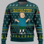 I'm a Little Worried King Of The Hill Ugly Christmas Sweater
