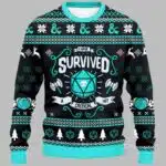 I Have Survived Dungeons Dragons Christmas Sweater