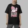 In October We Wear Pink Halloween Ghost Breast Cancer Awareness Warrior Shirt 5