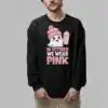 In October We Wear Pink Halloween Ghost Breast Cancer Awareness Warrior Shirt 6