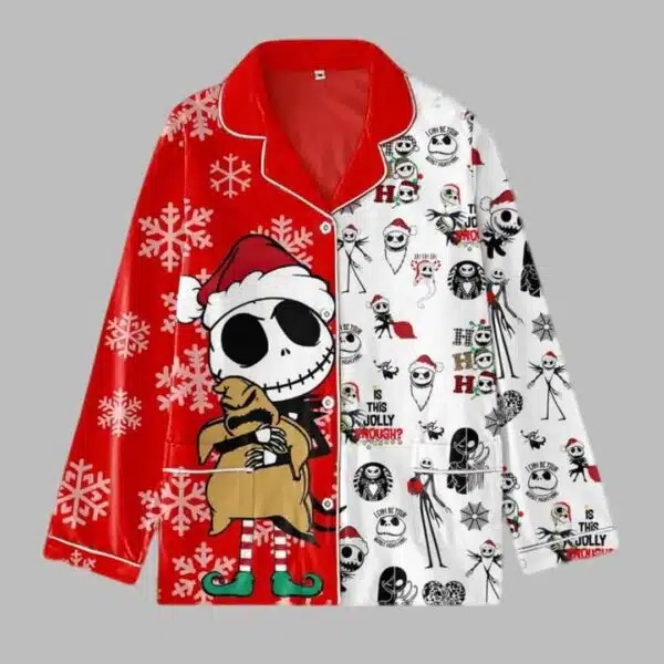 Jack Skellington Christmas Pajamas Set 3