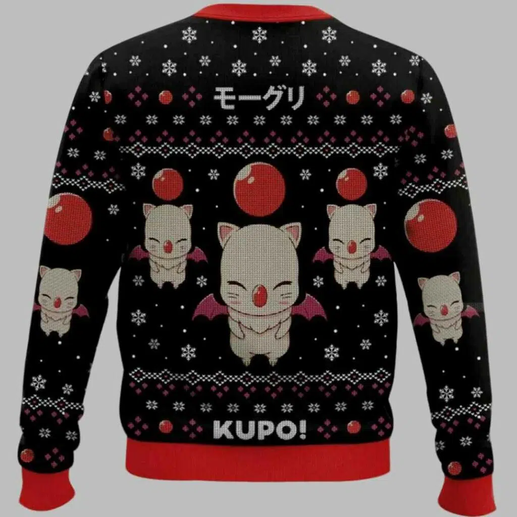 Kupo Moogle Final Fantasy Ugly Christmas Sweater 2