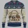 Lord Of The Rings Cute Chibi Characters Ugly Christmas Sweater 1