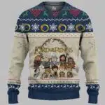 Lord Of The Rings Cute Chibi Characters Ugly Christmas Sweater