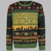 Lord Of The Rings One Does Not Simply Walk Into Mordor Ugly Christmas Sweater 1