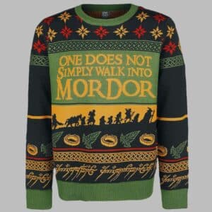 Lord Of The Rings One Does Not Simply Walk Into Mordor Ugly Christmas Sweater 1