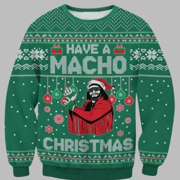 Macho Man Randy Savage Ugly Christmas Sweater 1