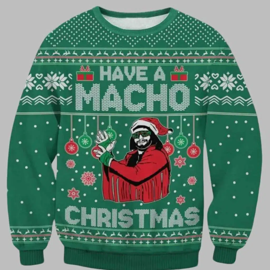 Macho Man Randy Savage Ugly Christmas Sweater 2