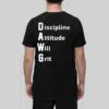 Malik Nabers DAWG Discipline Attitude Will Grit Shirt 5