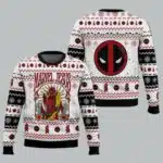 Marvel Jesus Deadpool Ugly Sweater Christmas