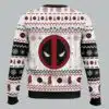 Marvel Jesus Deadpool Ugly Sweater Christmas 2