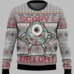May Your Holidays Be Scary And Bright Monsters Ugly Christmas Sweater