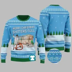 Merry Christmas Shitters Full Ugly Christmas Sweater 1